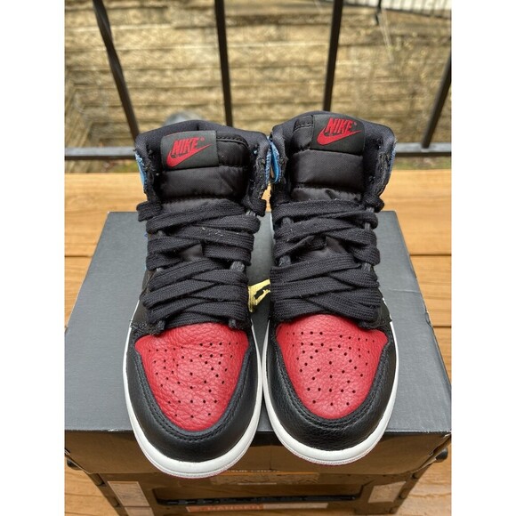 Nike Air Jordan 1 Retro High OG (PS) ‘NC to Chi’ Size 13C CU0449-046 Red/ Blue - Picture 8 of 16